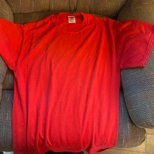 Jerzees red t-shirt